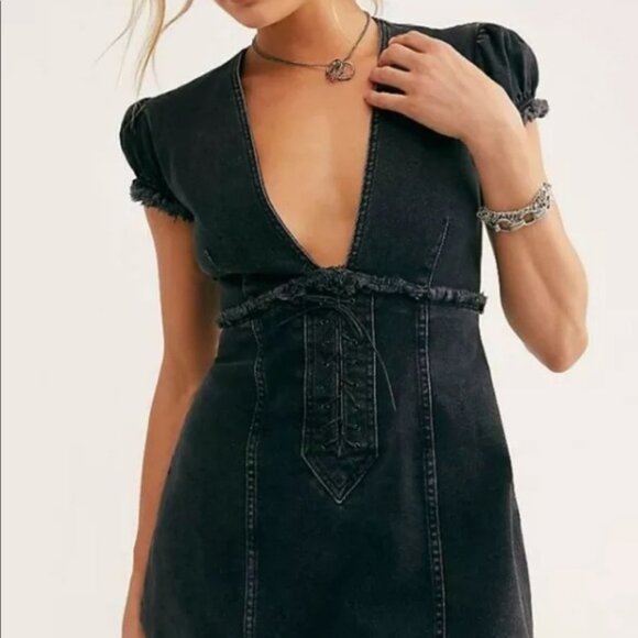 Free People Something Sweet Mini Dress size 4 NWTs - Picture 2 of 13